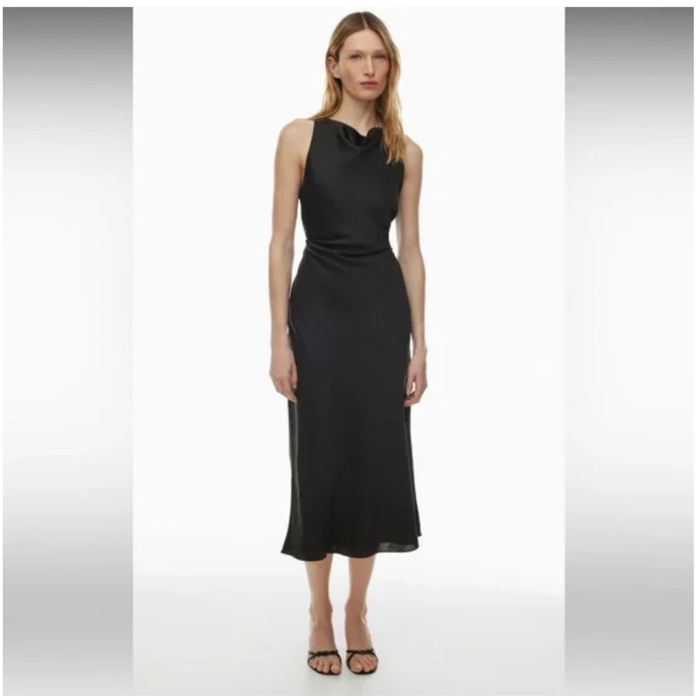 NWT Aritzia Wilfred Portrait Satin Dress 2